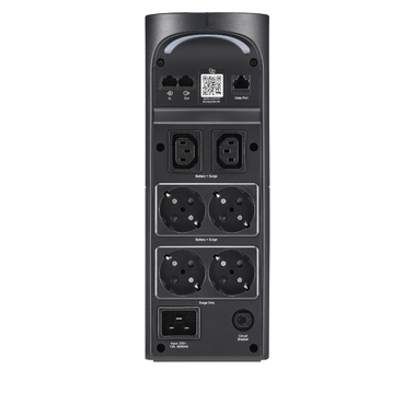 APC Back-UPS Pro for Gaming, 2200VA/1320W, Tower, 230V, 4x Schuko and 2x IEC C13 outlets, RGB Lights, Pure Sine Wave, Midnigh