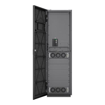 Easy UPS 3-Phase Modular 50kW Scalable to 250kW 400V Black, 4 Switches, for Ext Batt, Start-up 5x8 - APC