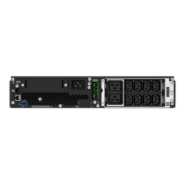 APC Smart-UPS On-Line, 2200VA, Rackmount 2U, 230V, 8x C13+2x C19 IEC outlets, SmartSlot, Extended runtime, W/ rail kit - APC