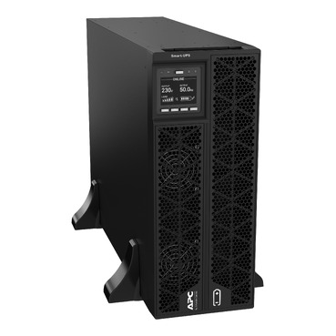 APC Smart-UPS On-Line, 6kVA, Rack/Tower, 230V, 2x IEC C13 + 1x IEC C19 + Hard wire outlets, Network Card, w/o rail kit - APC