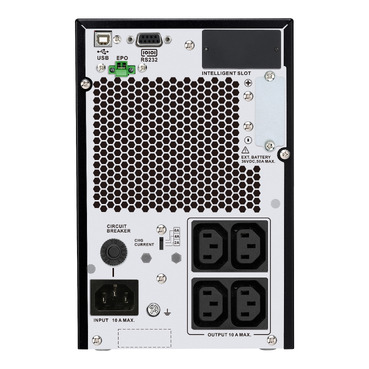 APC Easy UPS On-Line, 1000VA/900W, Tower, 230V, 4x IEC C13 outlets, Intelligent Card Slot, LCD, Extended runtime - APC