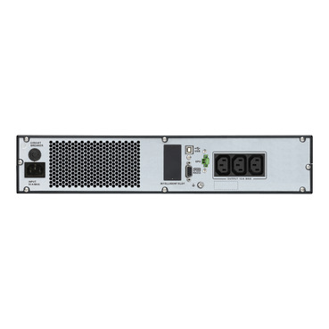 APC Easy UPS On-Line, 1000VA/900W, Rackmount 2U, 230V, 3x IEC C13 outlets, Intelligent Card Slot, LCD, W/ Rail Kit - APC