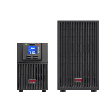 APC Easy UPS On-Line, 3kVA/2700W, Tower, 230V, 6x IEC C13 + 1x IEC C19 outlets, Intelligent Card Slot, LCD, Extended runtime