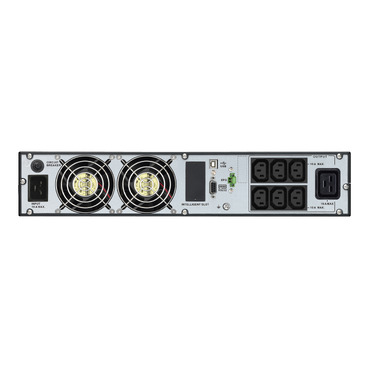 APC Easy UPS On-Line, 3kVA/2700W, Rackmount 2U, 230V, 6x IEC C13 + 1x IEC C19 outlets, Intelligent Card Slot, LCD, W/ rail ki