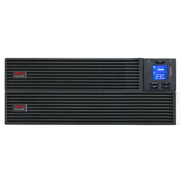 APC Easy UPS On-Line, 6kVA/6kW, Rackmount 4U, 230V, Hard wire 3-wire(1P+N+E) outlet, Intelligent Card Slot, LCD, W/ rail kit